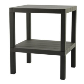 Regał 2 pozycyjny 32,5x38,2x46cm szary plastikowy